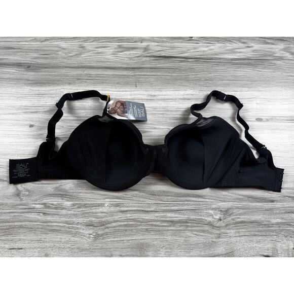 Bali Ultralight Underwire T-Shirt Bra DF3439 –‎ 34DD, Black, NWT - Picture 4 of 8